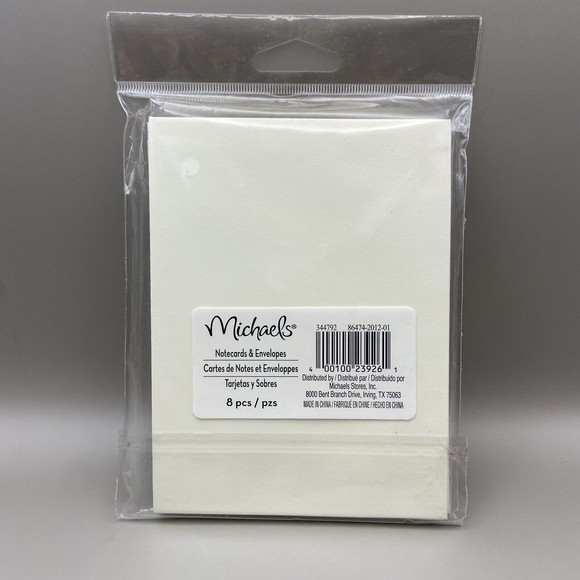 Michael's "Thank You" Note Cards and Envelopes 2 Packs of 8 Sealed - Picture 2 of 8